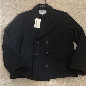NWOT! Frame Atelier Wool Peacoat
